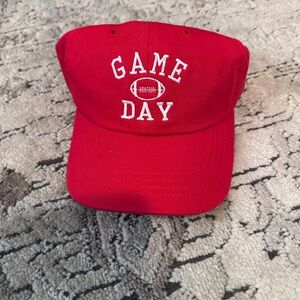 Red 'Game Day' Baseball Cap